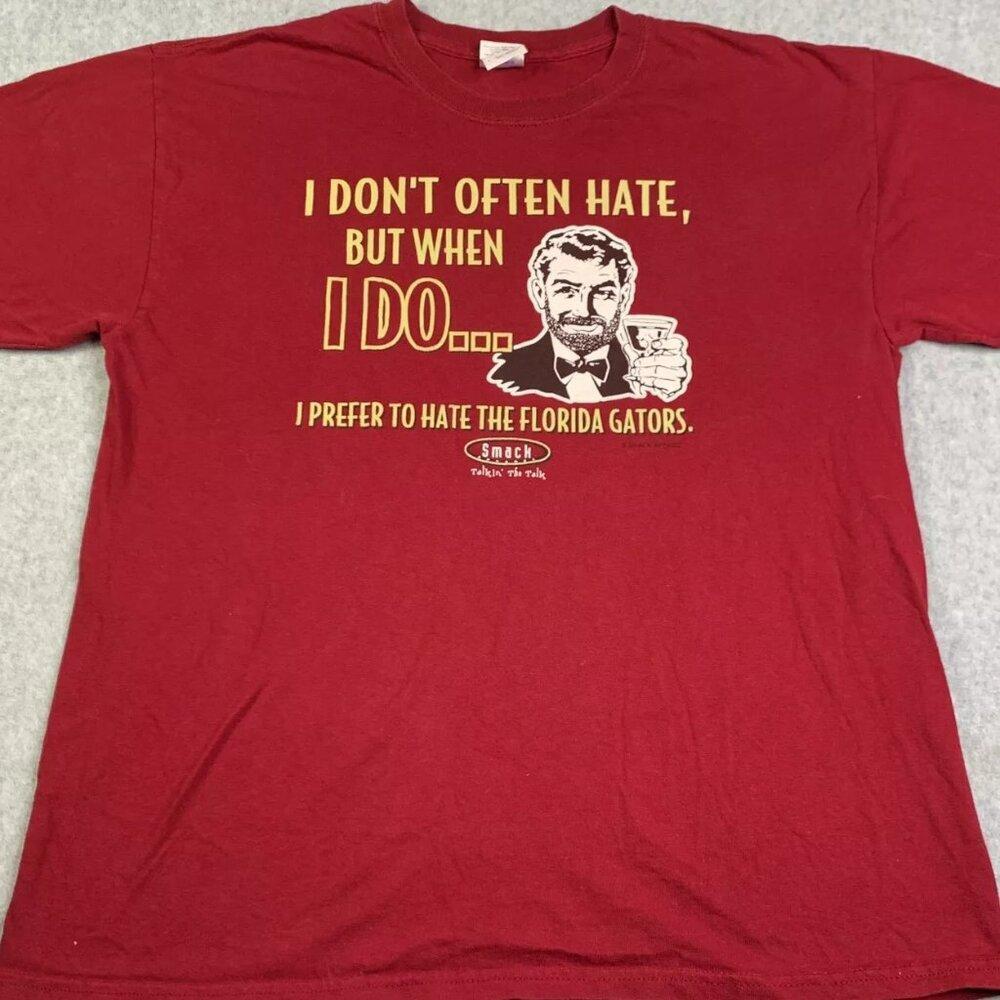 Red Smack Talk Florida Seminole Florida Gators Hater Shirt